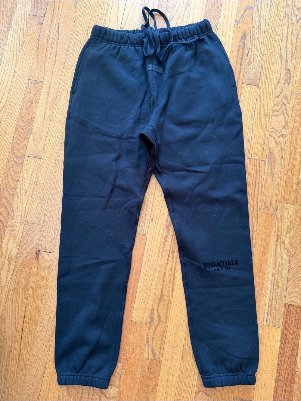 Fear of God ESSENTIALS Men's Black Fleece Joggers